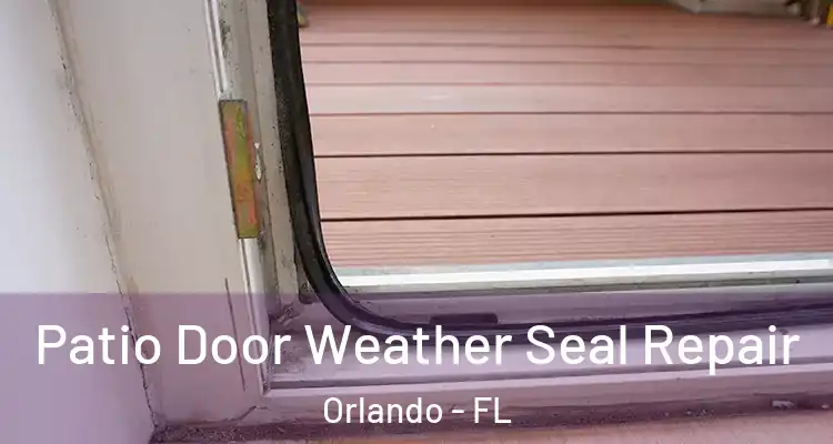 Patio Door Weather Seal Repair Orlando - FL