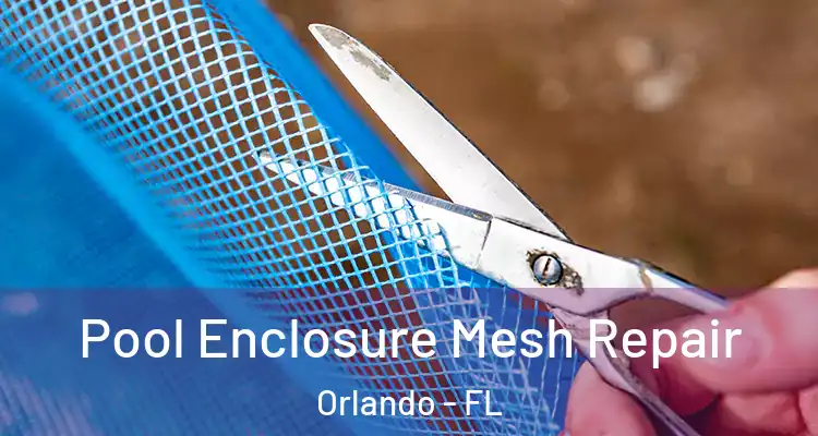 Pool Enclosure Mesh Repair Orlando - FL