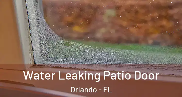 Water Leaking Patio Door Orlando - FL